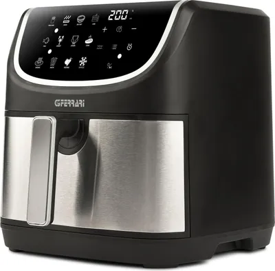 Produktbild von G3 Ferrari Luftfritteuse G10191 8L 2200W Schwarz und Edelstahl 12 Programme
