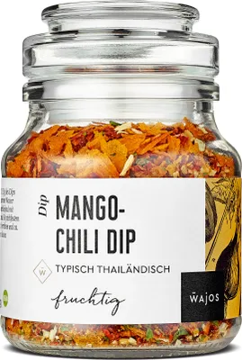 Produktbild von WAJOS - Mango Chili Dip- typisch Thailändisch (Würzmischung 70g)