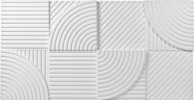 Produktbild von MARBET DESIGN 3D Wandpaneele Styropor Paneele weiß 96x48x3cm Wandverkleidung Wärmedämmung (0,46m², PD-4) Akustik Wandpaneel Wandplatte Wand Deko