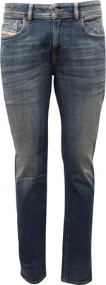 Produktbild von 9325AQ jeans uomo DIESEL 1979 SLEENKER man denim trousers blue