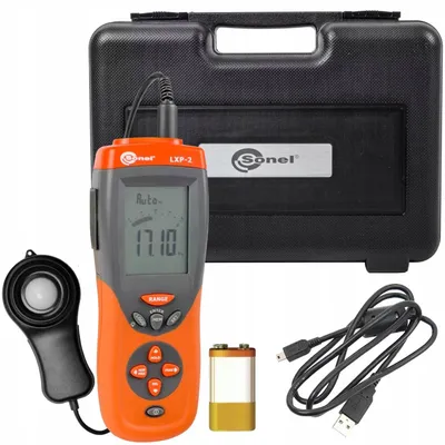 Obrázok produktu pre SONEL LXP-2: Digitálny luxmeter s 99 pamäťovými pozíciami