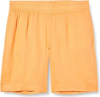 Produktbild von s.Oliver Leinen-Shorts mit legerem Schnitt, hohem Bund und semi-weitem Bein