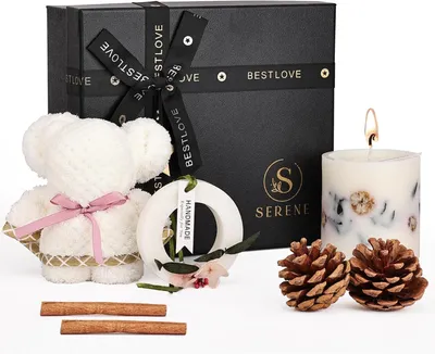 Image de Coffret cadeau pour femmes – bougies parfumées | bougie parfumée | coffret cadeau pour femmes | coffret cadeau pour maman | idées cadeaux pour Noël, anniversaire