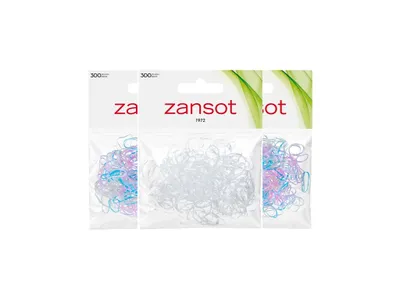 Obrázek produktu pro Zansot 3× mini gumičky do vlasů, 300 ks, vícebarevné 2