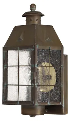 Außenwandleuchte antik Messing IP44 1 Stück