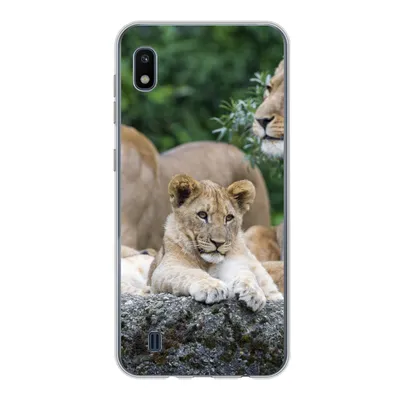 Produktbild von MuchoWow® Handyhülle Schutzhülle Hülle für Samsung Galaxy A10 Löwen - Tiere - Jungtiere Silikon Softcase Handy Hülle - Schutzhülle