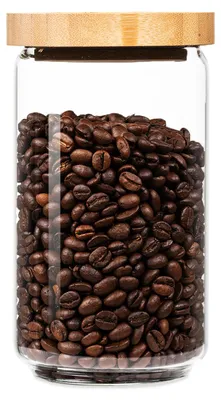 Produktbild von Stapelglas mit Bambusdeckel 750 ml stapelbar luftdicht