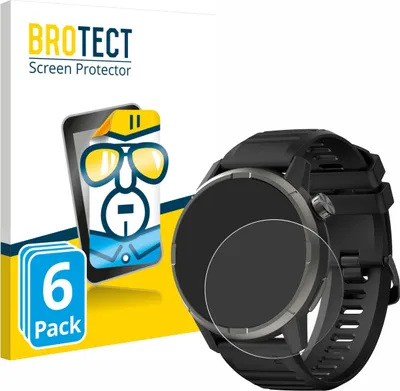 Produktbild von 6x Für Kiprun GPS 900 by Coros Schutzfolie BROTECT Displayschutz Display Schutz Folie Klar Transparent