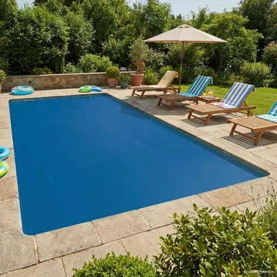 Immagine prodotto di Copertura solare per piscina, di alta qualità, dimensioni 450 x 220 cm, spessore 200 μm, forma quadrata