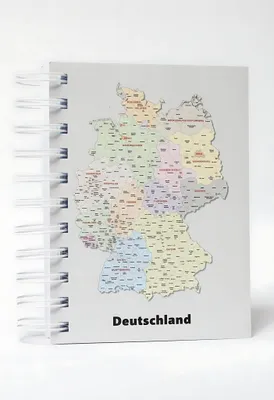 Produktbild von ADINA Premium Collegeblock Kollegblock "Deutschland" A6 kariert
