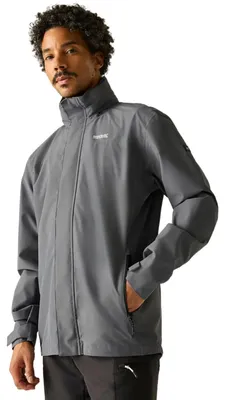Productafbeelding van REGATTA RMW418 Matt II Heren, waterdichte wandeljas, donkergrijs, maat XL