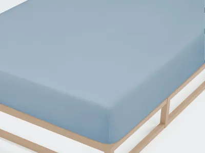 Produktbild von Castell Jersey-Stretch Spannbettlaken 180x200 cm - 200x200 cm Blau