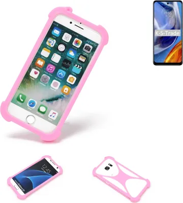 Produktbild von K-S-Trade Handy Hülle kompatibel mit Motorola Moto E32s Schutz Hülle Bumper Silikon Schutz Hülle Cover Case Silikoncase Silikonbumper TPU Softcase