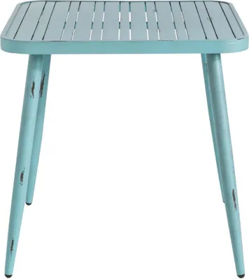 Produktbild von SIGNATURE - Quadratischer Gartentisch aus Aluminium Blau 75 cm