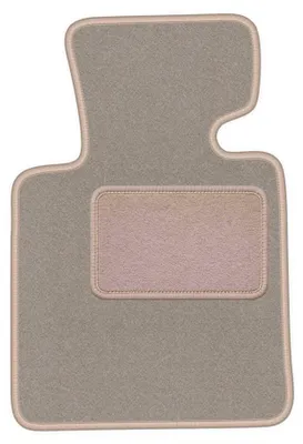 Imagen del producto de Alfombrilla conductor de moqueta para BMW Z4 E86 2002-2008 (cupé) – 1 pieza, beige, a medida – Wielganizator LUX