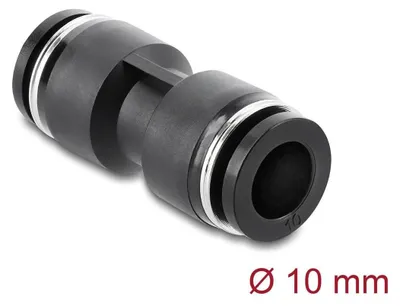 Obrázek produktu pro DeLOCK 60741, Černá, Kov, Plast, Samice, 1 kusů, 1 cm, 10 bar