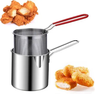 Obrázek produktu pro Malá fritovací pánev 1,3 l, mini, nerezová