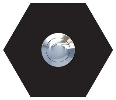 Produktbild von Türklingel Sechseck in Schwarz