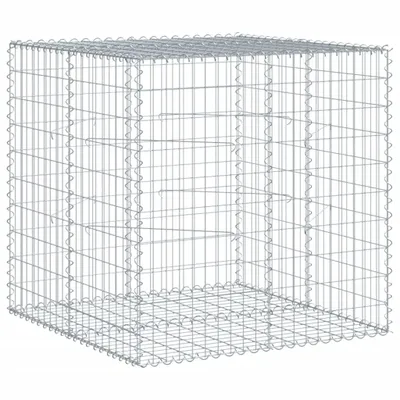 Produktbild von Gabione mit Deckel 100x100x100 cm Verzinktes Eisen