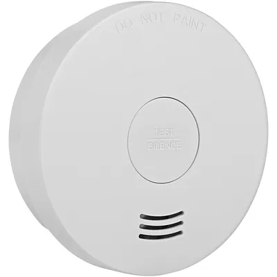 Produktbild von Smartwares FSM-124 Rauchwarnmelder, Photoelektrischer Reflexionsmelder, Kabellos, Weiß, Haus, Büro, Travel trailer, ABS, 85 dB