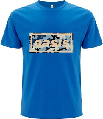 Produktbild von Oasis - T-Shirt Logo für Herren/Damen Uni RO548 (XXL) (Blau)