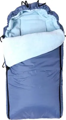 Immagine prodotto di BabyMatex 80x100 Mars Footmuff blu sacco a pelo impermeabile invernale per passeggino