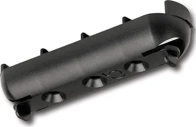 Produktbild von CAMAR Kabelhalter Luxo, Länge 69 mm, Kunststoff schwarz