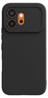 Produktbild von Avizar, Hülle für Honor 600 aus Weichsilikon mit Kameraschutz, Schwarz