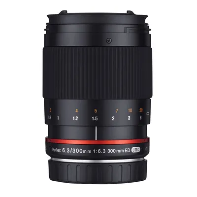 Immagine prodotto di SAMYANG Obiettivo APS-C per attacco Sony E 300 mm / F6.3 Messa a fuoco manuale, nero