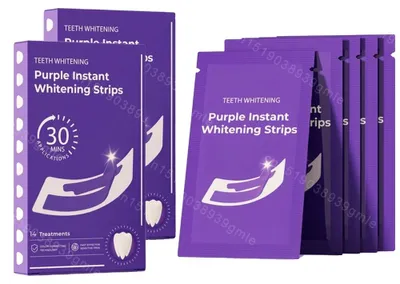Obrázok produktu pre Prúžky na bielenie zubov, okamžité bielenie, formula pre citlivé zuby, 2 balenia