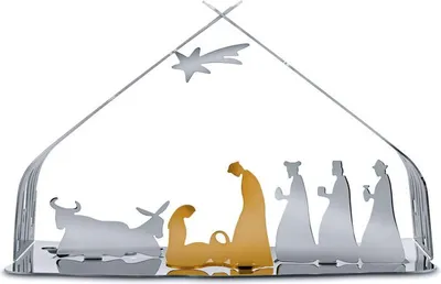 Obrázek produktu pro Alessi - Dětská postýlka Bark Crib, nerezová ocel