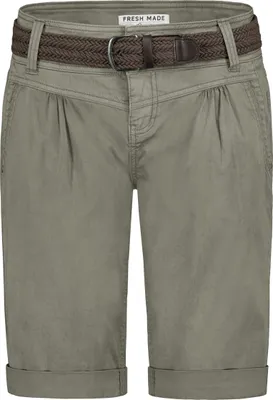 Produktbild von Bermuda Chinoshorts mit geflochtenem Gürtel und Taschen | XXL