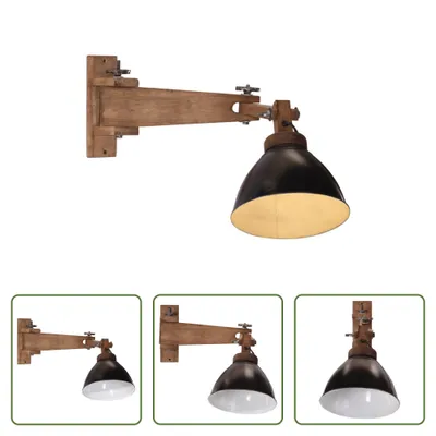Produktbild von The Living Store Wandleuchte 25 W Schwarz E27