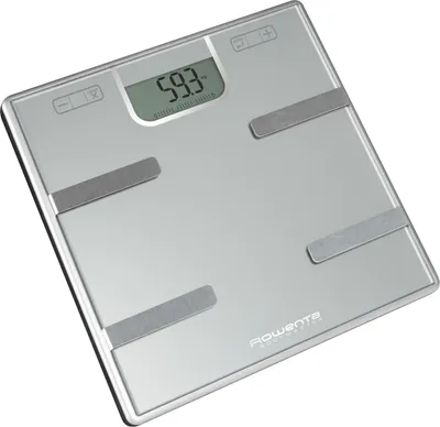 Obrázok produktu pre Rowenta BR6010, Elektronická osobná váha, 160 kg, 100 g, Strieborná, kg, Obdĺžnik