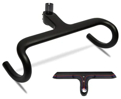 Image de Potence en carbone pour vélos de course, avec design aérodynamique