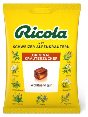 Zdjęcie produktu dla Open Food 7610700945001, 75 g, C, e150a, Thyme, Mint Oil, Herbal Extract (1%) Of Ribwort, Menthol, Honorary Prize, Cowslip, Sugar,..., 1670 kJ, 400 kcal