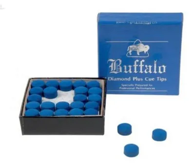 Produktbild von Buffalo Blue Diamond Klebleder, Billard Queue Leder, Typ:10 mm Snooker
