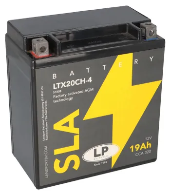 Obrázek produktu pro Baterie AGM SLA 12V 19Ah pro startovací baterii motocyklu MS LTX20CH-4