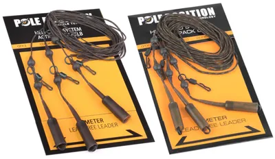 Produktbild von Pole Position Heli Chod Rigs - 3 Karpfenmontagen, Tragkraft:20.4kg - 45lbs, Farbe:Silt