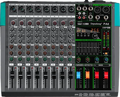 Immagine prodotto di Mixer audio, 99 effetti DSP, mixaggio professionale di effetti, PA8