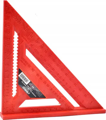 Produktbild von Kunststoff-Zimmermannswinkel Mit Basis 180 Mm - 100-E1-908