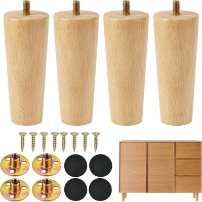Image de Ensemble élégant de 4 pieds en métal