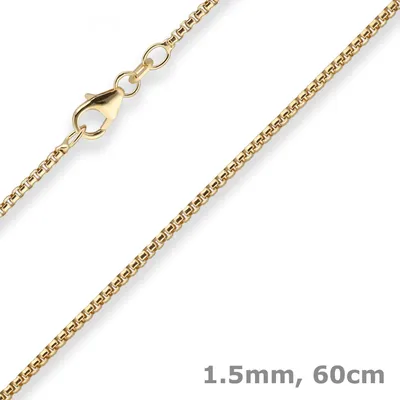 1-5mm-Veneziakette-rund-aus-333-Gelbgold-60cm