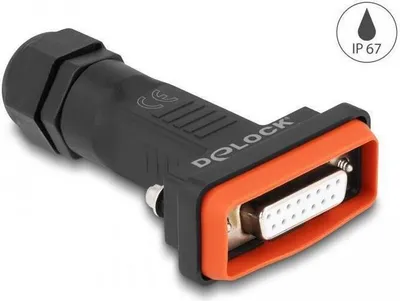Immagine prodotto di Connettore dati Delock - 15 pin D-Sub (DB-15) (femmina)