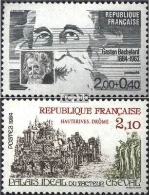 Produktbild von Briefmarken Frankreich 1984 Mi 2452,2453 (kompl.Ausg.) postfrisch Bachelard