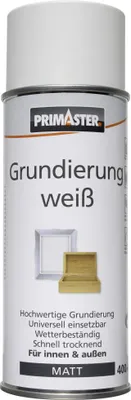 Produktbild von Primaster Lackspray Grundierung 400 ml weiß
