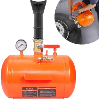 Immagine prodotto di Gonfiaggio pneumatici VEVOR Gonfiaggio pneumatici Stallonatore 19 L, 400 x 535 x 295 mm Regolatore di talloni 85-116 psi Gonfiaggio pneumatici per auto, camion, fuoristrada e trattori