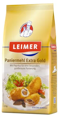 Immagine prodotto di Pangrattato Leimer Extra Gold con paprika, finemente croccante e aromatizzato 2kg