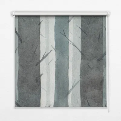 Produktbild von Seitenzug-Rollo Fensterrollo Jalousie - Lichtdurchlässig Springrollos - 80x240 cm - Bäume
