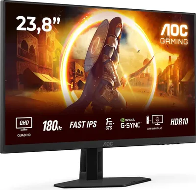 Produktbild von AOC Q24G4RE: 24-Zoll Gaming-Monitor mit 180 Hz und 1 ms Reaktionszeit
